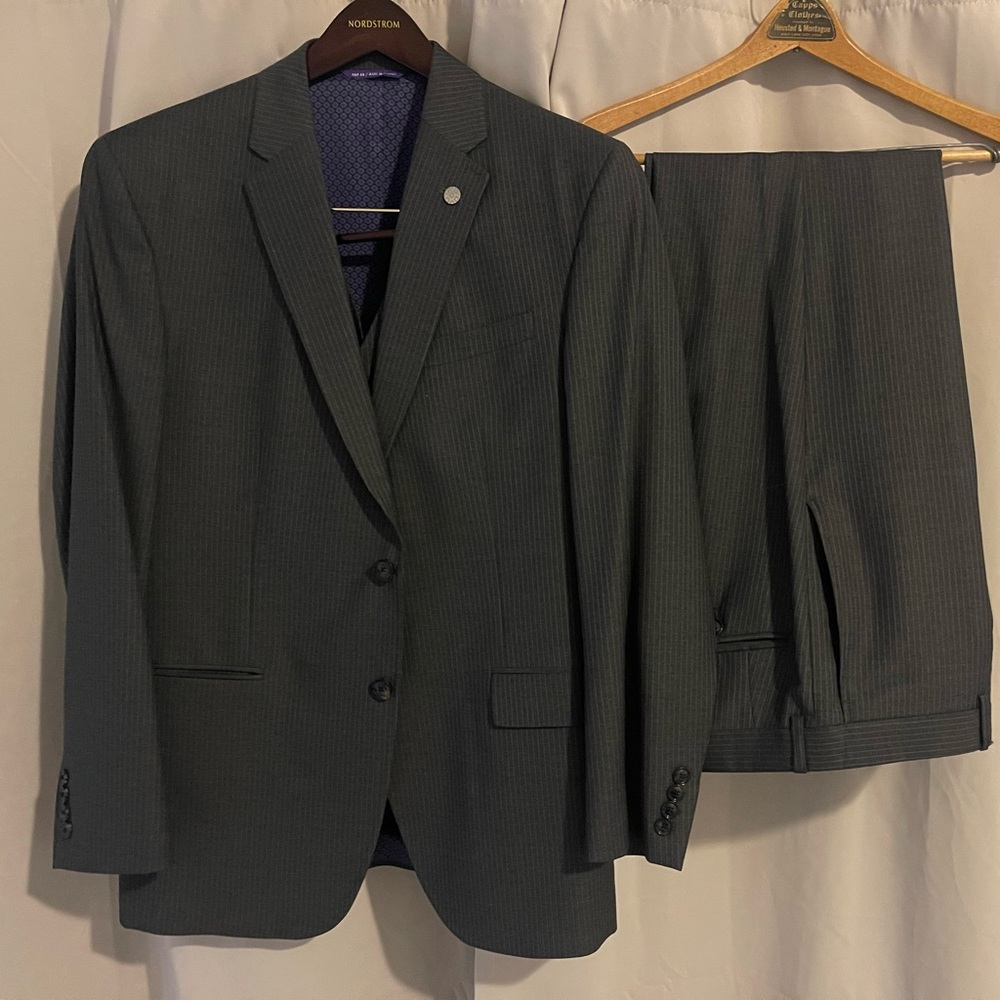 Ted Baker Endurance 3 Piece Mens Suit Grey